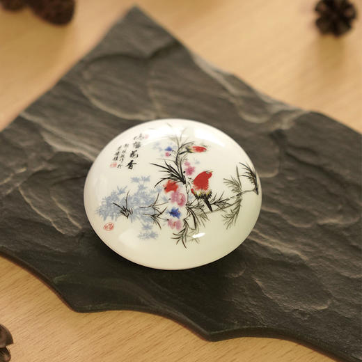 西泠印泥 朱砂印泥书法篆刻绘画写作专用印泥锦盒包装 30g 商品图4