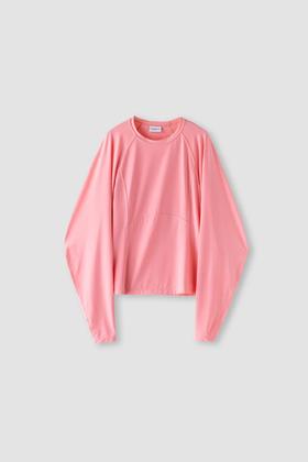 2021春夏新款——COMMXN茧型袖挂指上衣