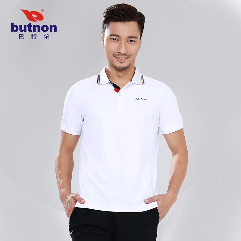 1153巴特侬男子新款休闲短袖排汗散热商务休闲polo衫