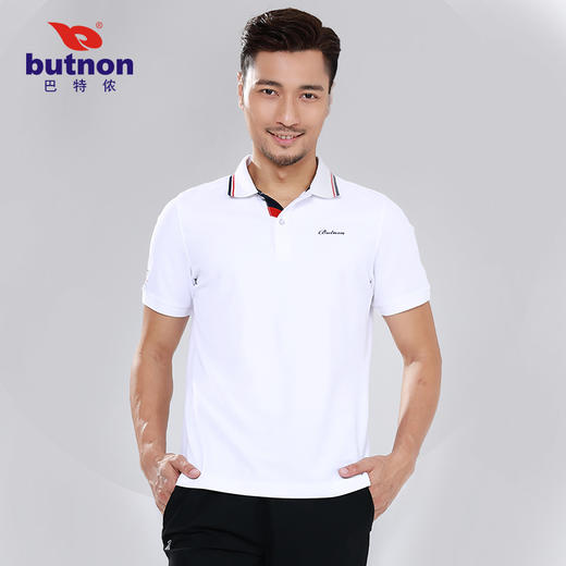 1153巴特侬男子新款休闲短袖排汗散热商务休闲polo衫 商品图0