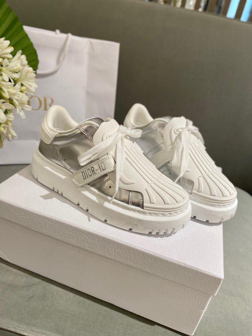 CD爆款贝壳头乐福鞋-银色 商品图0