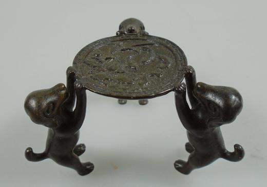 【文玩创意】纯铜杂项创意茶玩茶宠手办盖置摆件精品04（陆续更新中） 商品图5