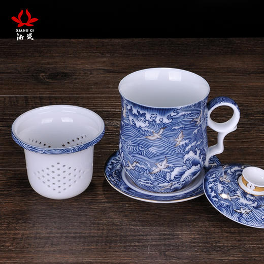 湘瓷四件杯组 风生水起
 商品图3