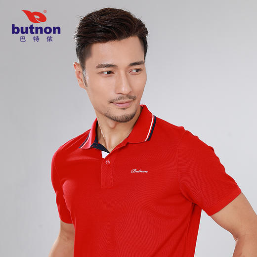 1153巴特侬男子新款休闲短袖排汗散热商务休闲polo衫 商品图6