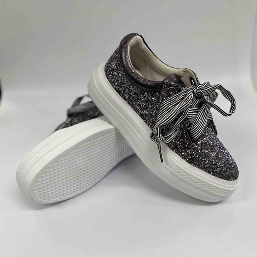 lfgj jeans AF502 轻奢时尚厚底闪亮休闲潮鞋 商品图4