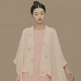 【皇锦】敦煌几何树纹提花罗·披肩