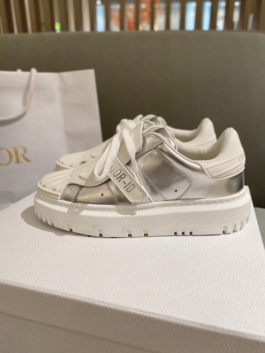 CD爆款贝壳头乐福鞋-银色 商品图2