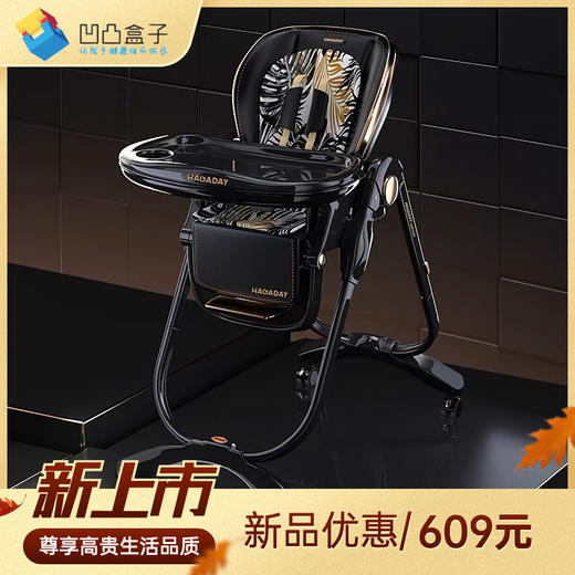 【新品】法国hagaday哈卡达宝宝餐椅家用婴儿儿童便携式座椅餐桌 商品图0