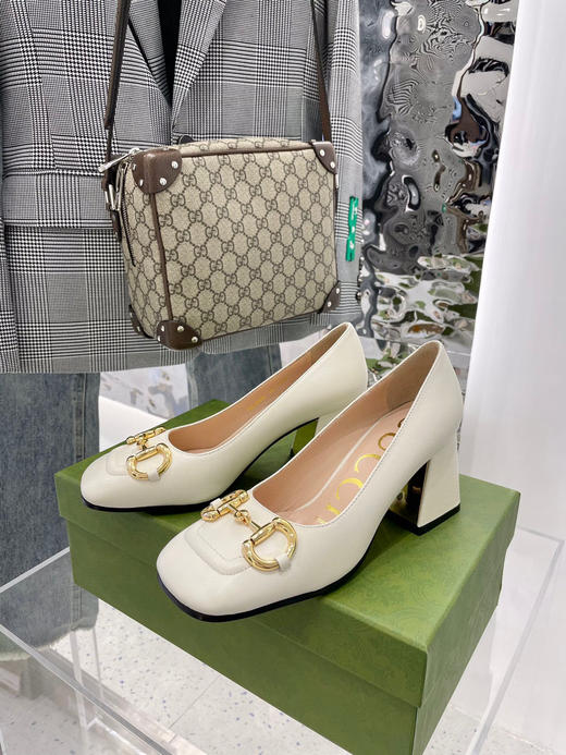 Gucci新款单鞋-白色 商品图2
