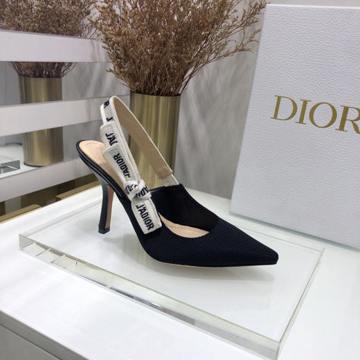 J'ADIOR织带女鞋-黑色布面 商品图7