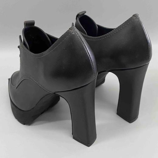 LFGJ 0405 超高跟鞋粗跟防水台增高鞋低帮单鞋 商品图3