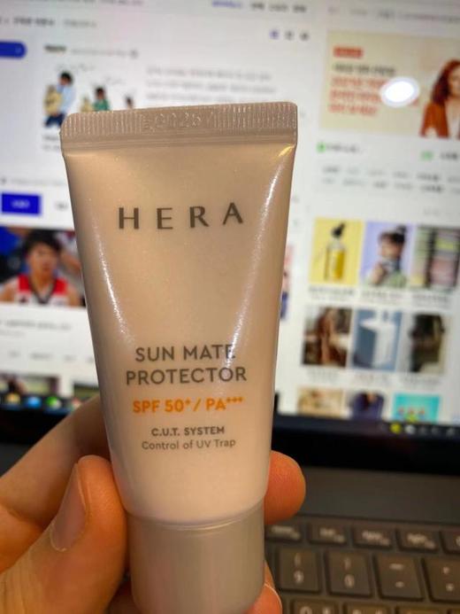 韩国Hera/赫妍 温和防晒霜防晒乳隔离防紫外线 中样 均匀肤色15mlJPY带授权招加盟代理 商品图0