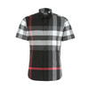 【一】BURBERRY 巴宝莉 男士短袖格纹弹力棉府绸衬衫 8025607 A1008 商品缩略图0