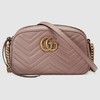 【二】GUCCI 女士皮革 GG Marmont系列 小号绗缝单肩包 灰粉色 447632 DTD1T 5729 商品缩略图0