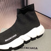 BALENCIAGA巴黎世家袜子鞋-黑色白底 商品缩略图4