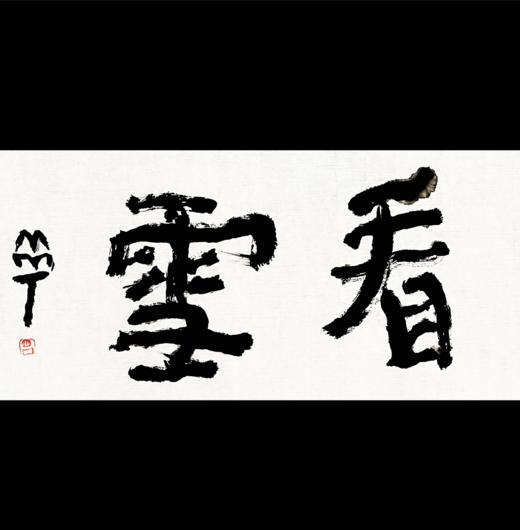 曾翔书法 · 双字小品系列之《看雪》 商品图0