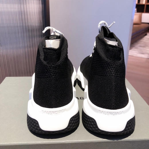 BALENCIAGA巴黎世家袜子鞋-系带黑 商品图5