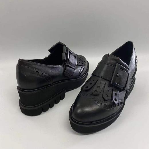 LFGJ 0402复古休闲坡跟女鞋 商品图4