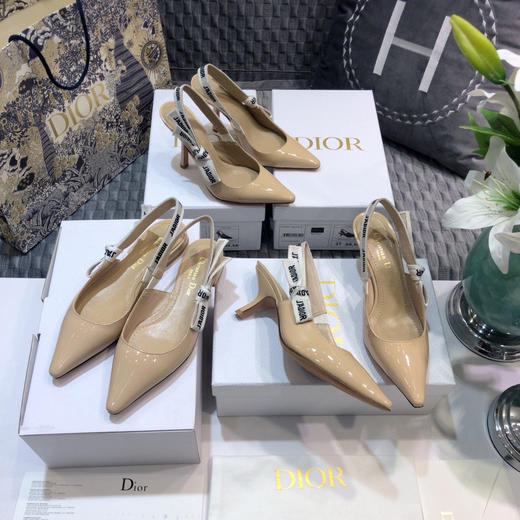 J'ADIOR织带女鞋-杏色漆皮 商品图1