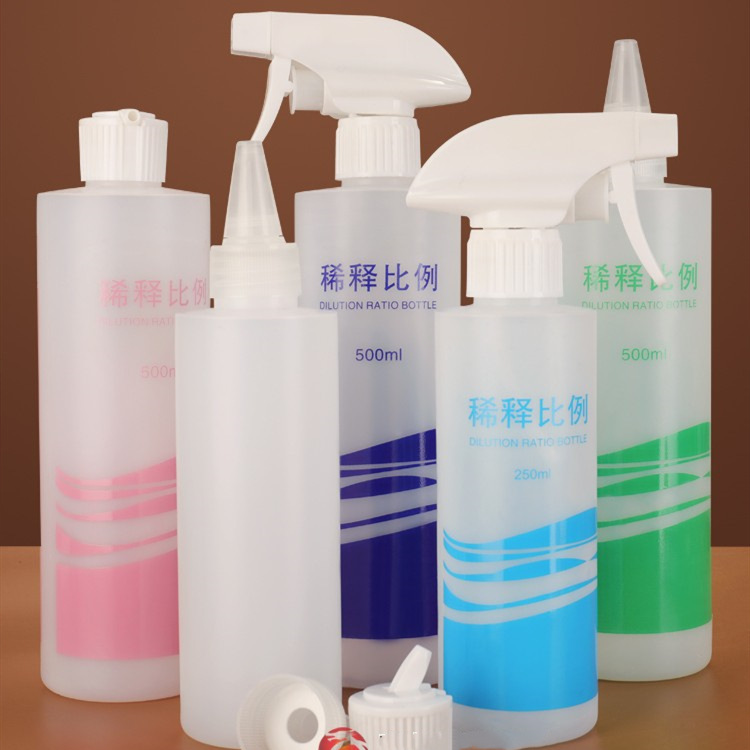 宠物浴液稀释瓶 美容洗澡浓缩浴液配比喷雾尖嘴瓶