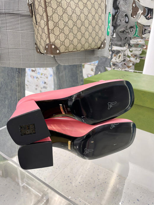 Gucci新款单鞋-粉色 商品图8