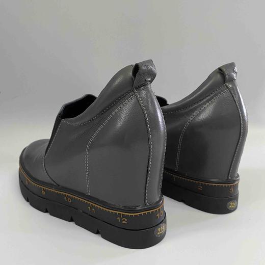 SA-LINK W502 灰色内增高厚底8厘米懒人一脚蹬 商品图3