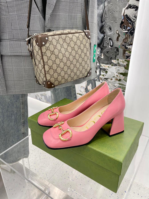 Gucci新款单鞋-粉色 商品图2