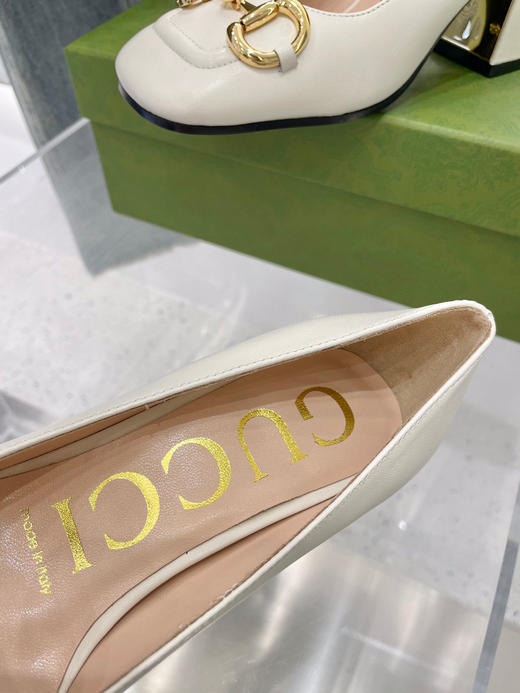 Gucci新款单鞋-白色 商品图6
