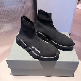 BALENCIAGA巴黎世家袜子鞋-全黑色