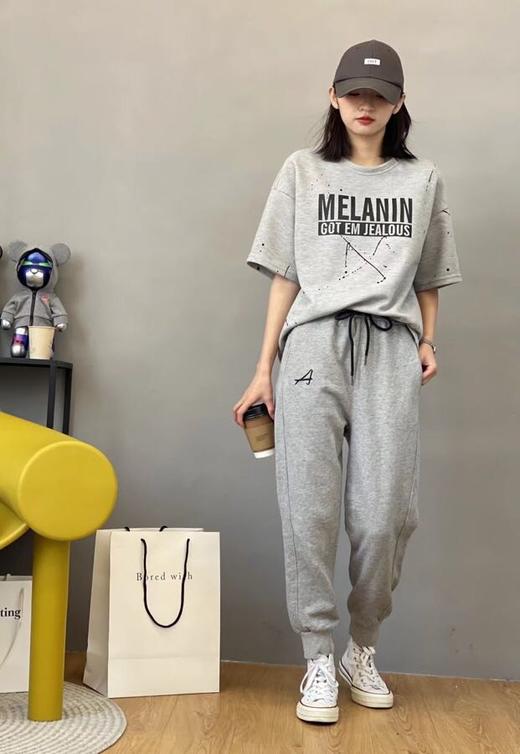 女A字母卫衣裤893 商品图5