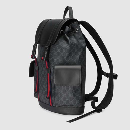 【二】GUCCI 古驰 男士柔软 GG Supreme帆布 双肩背包 灰色 495563 K9R8X 1071 商品图1