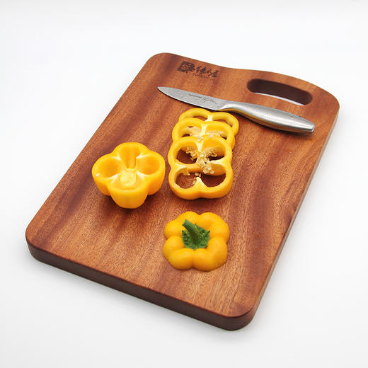 缘林居菜板实木家用砧板抗菌防霉整木案板原木厨房刀板切菜板 商品图1