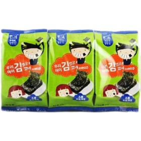 밥엔김 오리지날 고칼슘김(중국산)4g*3