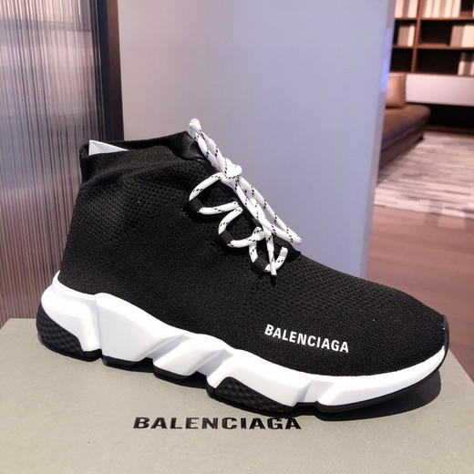 BALENCIAGA巴黎世家袜子鞋-系带黑 商品图6