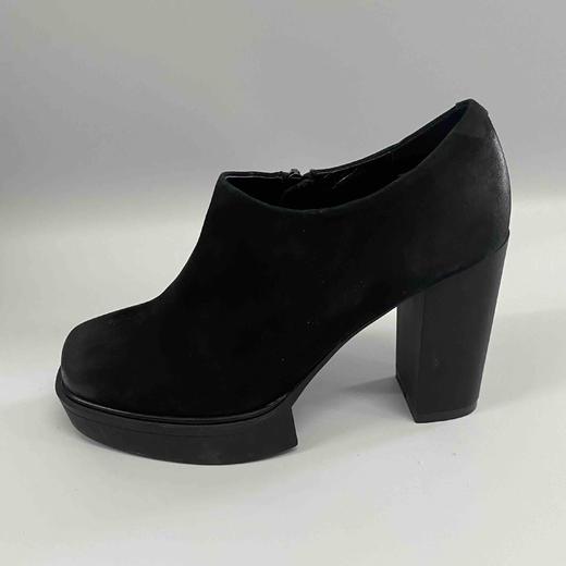 SA-LINK X206 真皮圆头粗跟时装高跟鞋 商品图1