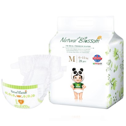 自然花蕾NaturalBlossom婴儿纸尿片M30片 4包装JPY带授权招加盟代理