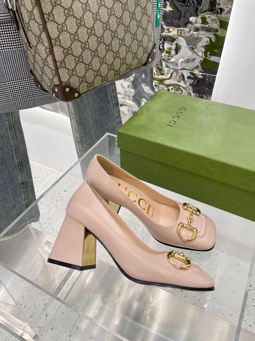 Gucci新款单鞋-粉色 商品图4