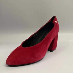 SA-LINK 萨琳N401翻毛皮粗跟复工女鞋