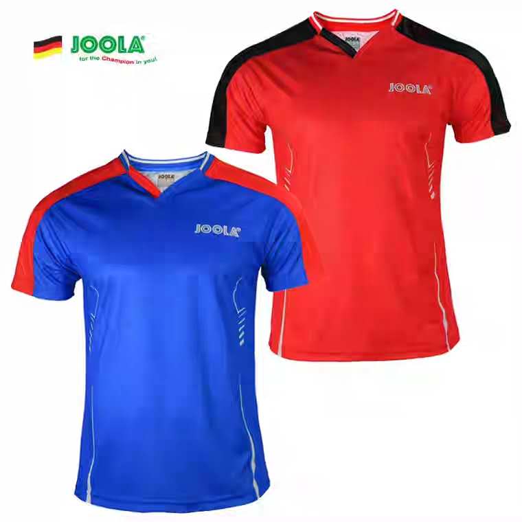 JOOLA优拉灵动男女乒乓球服装比赛服运动短袖上衣尤拉