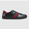 【一】GUCCI 古驰 Ace系列红尾男士休闲鞋 黑色 386750 02JR0 1078 商品缩略图0