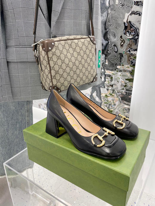 Gucci新款单鞋-黑色 商品图0