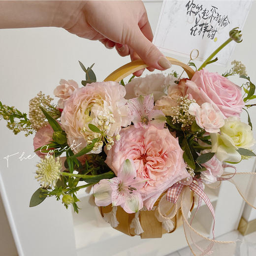 花艺 流苏南瓜篮 · 花篮 商品图1