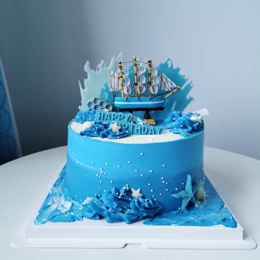 【帆船】-生日蛋糕/男孩蛋糕 商品图0