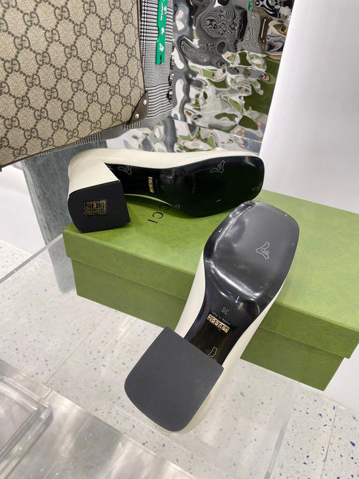 Gucci新款单鞋-白色 商品图7