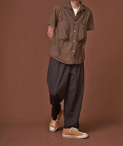 SJLR/草木染短袖衬衫 商品图0