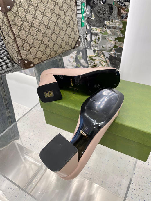 Gucci新款单鞋-粉色 商品图8