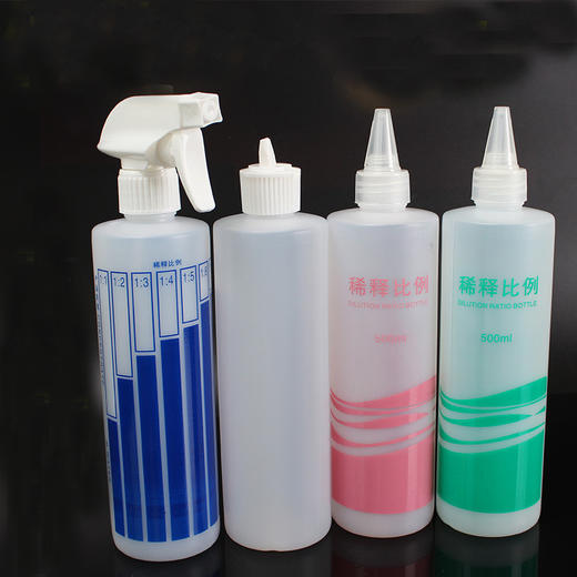 宠物浴液稀释瓶 美容洗澡浓缩浴液配比喷雾尖嘴瓶 商品图1