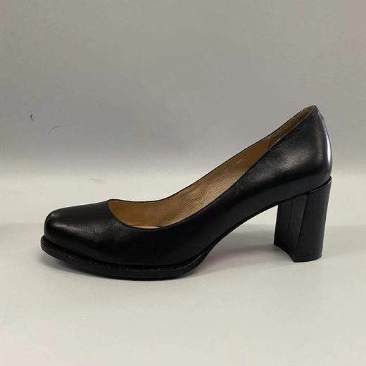 SA-LINK 萨琳M110粗跟时尚圆头船鞋 商品图7