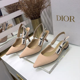 J'ADIOR织带女鞋-杏色布面