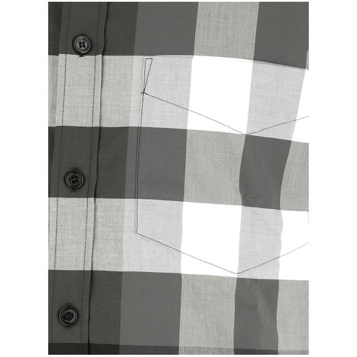 【一】BURBERRY 巴宝莉 男士短袖格纹弹力棉府绸衬衫 8025607 A1008 商品图2